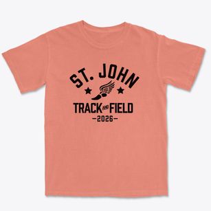 Saint John The Baptist School Track and Field Premium Heavyweight T-shirt