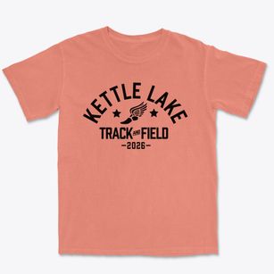 Kettle Lake Elementary School Track and Field Premium Heavyweight T-shirt
