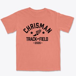 William Chrisman High School Track and Field Premium Heavyweight T-shirt
