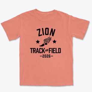 Zion Lutheran School Track and Field Premium Heavyweight T-shirt