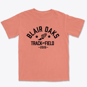 Blair Oaks Elementary School Track and Field Premium Heavyweight T-shirt