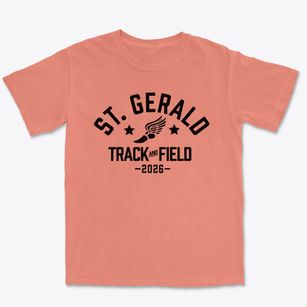 St. Gerald School Track and Field Premium Heavyweight T-shirt