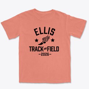 Ellis Elementary School Track and Field Premium Heavyweight T-shirt