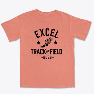 Excel Academy Track and Field Premium Heavyweight T-shirt