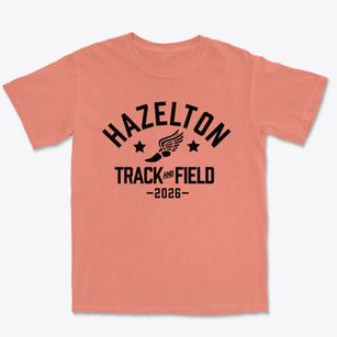 Hazelton Elementary School Track and Field Premium Heavyweight T-shirt