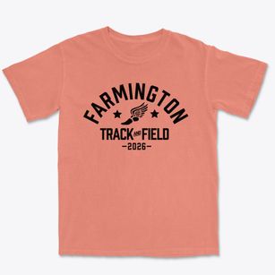 Farmington High School Track and Field Premium Heavyweight T-shirt