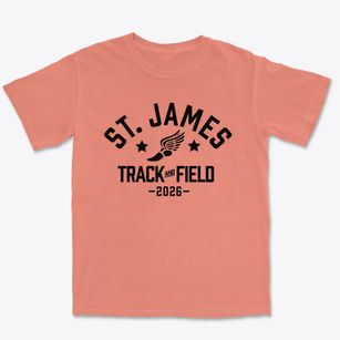 Saint James School Track and Field Premium Heavyweight T-shirt