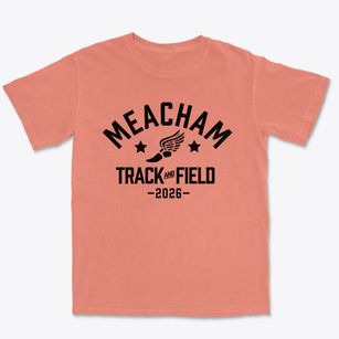 Meacham Elementary School Track and Field Premium Heavyweight T-shirt