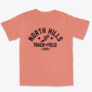 North Hills Traditional Academy Track and Field Premium Heavyweight T-shirt