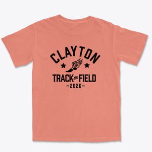 Clayton High School Track and Field Premium Heavyweight T-shirt