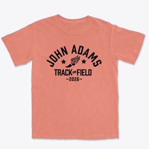 John Adams High School Track and Field Premium Heavyweight T-shirt