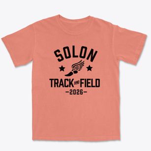 Solon Middle School Track and Field Premium Heavyweight T-shirt