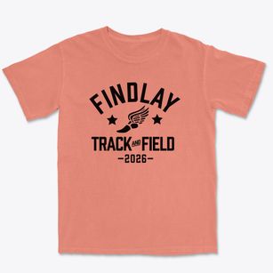 Findlay High School Track and Field Premium Heavyweight T-shirt