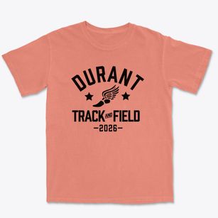 Durant Intermediate School Track and Field Premium Heavyweight T-shirt