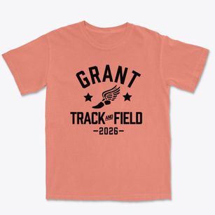 Grant High School Track and Field Premium Heavyweight T-shirt