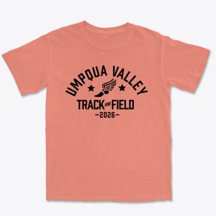 Umpqua Valley Christian School Track and Field Premium Heavyweight T-shirt