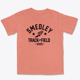 Smedley Middle School Track and Field Premium Heavyweight T-shirt