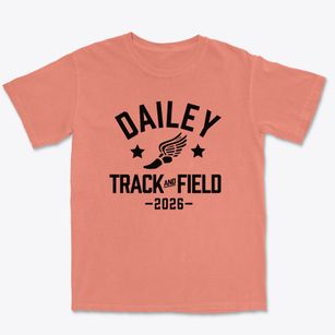 Dailey Elementary School Track and Field Premium Heavyweight T-shirt
