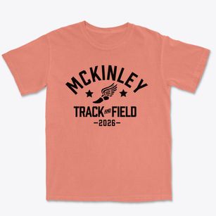 Mckinley Elementary School Track and Field Premium Heavyweight T-shirt