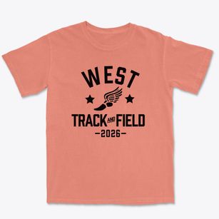 West Elementary School Track and Field Premium Heavyweight T-shirt
