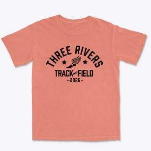 Three Rivers Elementary School Track and Field Premium Heavyweight T-shirt