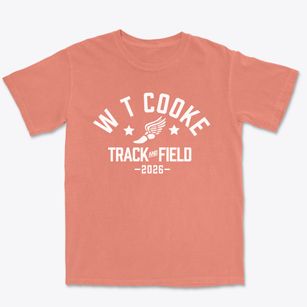 W T Cooke Elementary School Track and Field Premium Heavyweight T-shirt