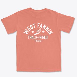 West Fannin Elementary School Track and Field Premium Heavyweight T-shirt