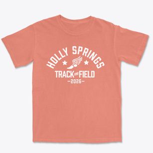 Holly Springs Elementary School Track and Field Premium Heavyweight T-shirt