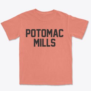 Potomac Mills Virginia Classic Block Premium Heavyweight T-shirt