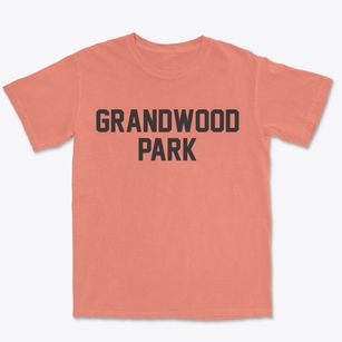 Grandwood Park Illinois Classic Block Premium Heavyweight T-shirt
