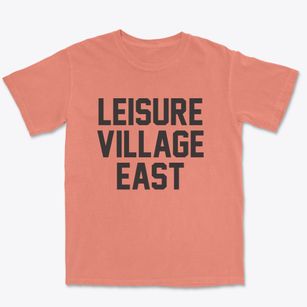 Leisure Village East New Jersey Classic Block Premium Heavyweight T-shirt