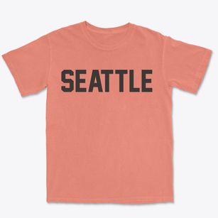 Seattle Washington Classic Block Premium Heavyweight T-shirt
