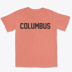 Columbus New Mexico Classic Block Premium Heavyweight T-shirt