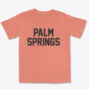 Palm Springs Florida Classic Block Premium Heavyweight T-shirt