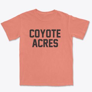 Coyote Acres Texas Classic Block Premium Heavyweight T-shirt
