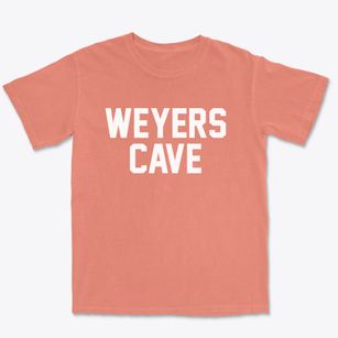 Weyers Cave Virginia Classic Block Premium Heavyweight T-shirt