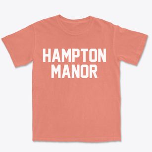 Hampton Manor New York Classic Block Premium Heavyweight T-shirt