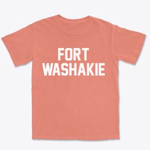 Fort Washakie Wyoming Classic Block Premium Heavyweight T-shirt