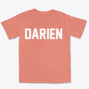 Darien Connecticut Classic Block Premium Heavyweight T-shirt