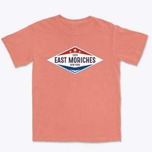 East Moriches New York Diamond Star Premium Heavyweight T-shirt