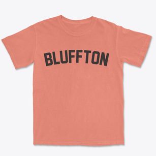 Bluffton South Carolina Classic Curve Premium Heavyweight T-shirt