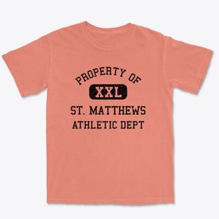 St. Matthews South Carolina Athletic Dept Premium Heavyweight T-shirt