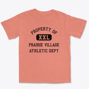 Prairie Village Kansas Athletic Dept Premium Heavyweight T-shirt