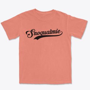Snoqualmie Washington Vintage Team Premium Heavyweight T-shirt