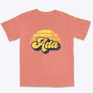 Ada Ohio Sublime Sunset Premium Heavyweight T-shirt