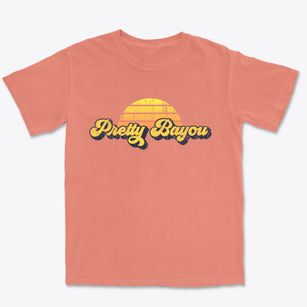 Pretty Bayou Florida Sublime Sunset Premium Heavyweight T-shirt