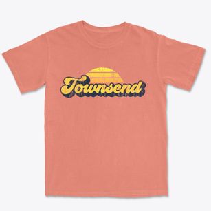 Townsend Montana Sublime Sunset Premium Heavyweight T-shirt