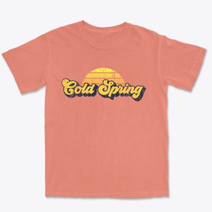 Cold Spring New York Sublime Sunset Premium Heavyweight T-shirt