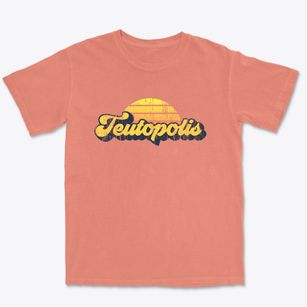 Teutopolis Illinois Sublime Sunset Premium Heavyweight T-shirt