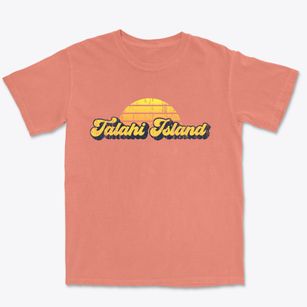 Talahi Island Georgia Sublime Sunset Premium Heavyweight T-shirt